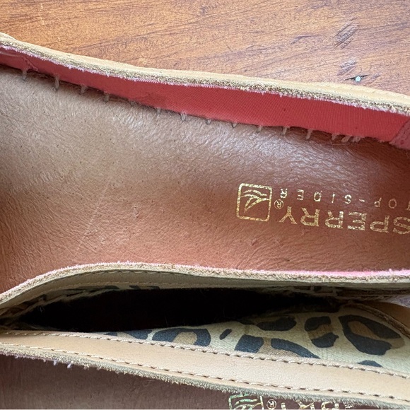 Sperry Top-Sider Cheetah Animal Tribal  Print Espadrilles 7.5 EUC - Picture 11 of 11